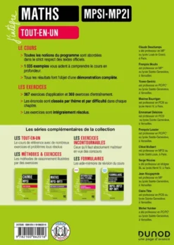 Maths MPSI-MP2I Tout-en-un - 7e éd.