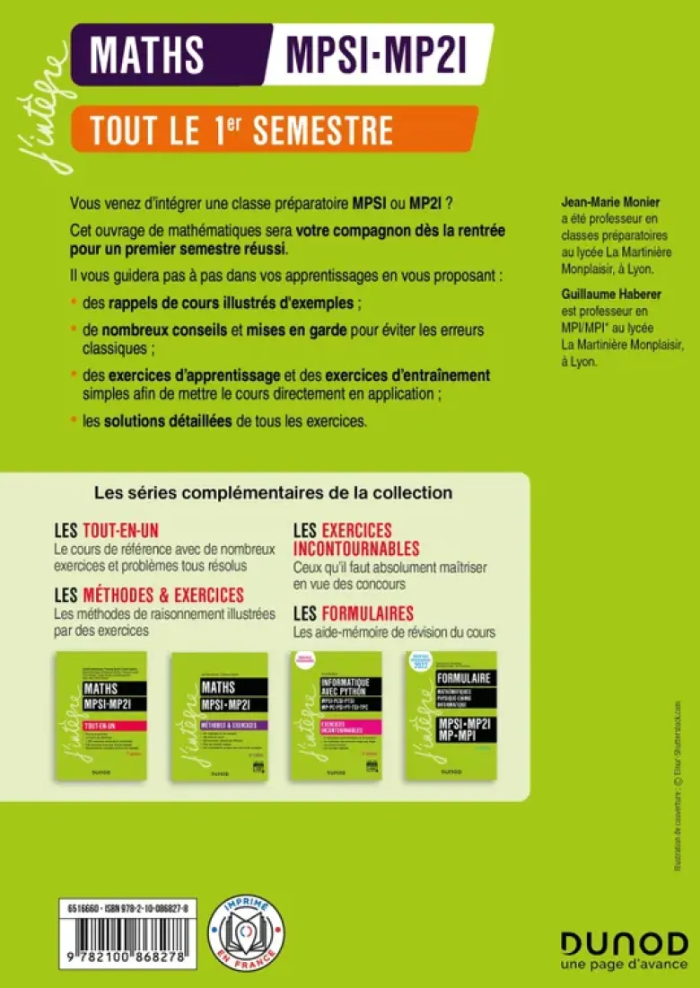 Maths MPSI-MP2I - Tout le 1er semestre
