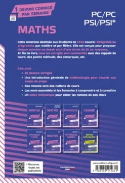 Maths. PC/PC*-PSI/PSI*