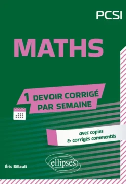 Maths. PCSI