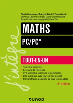 Maths Tout-en-un PC/PC* - 3e éd.