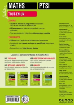 Maths Tout-en-un PTSI - 2e éd.