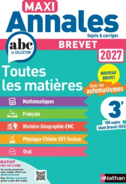 Maxi Annales Brevet 2027 - Corrigé