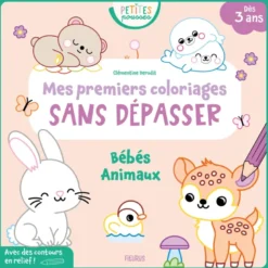 Mes premiers coloriages sans dépasser - Bébés animaux
