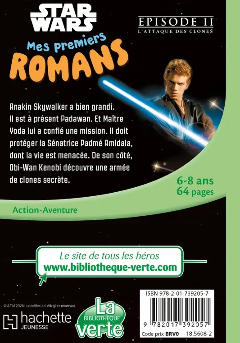 Mes premiers romans Star Wars, Tome 02 - L'attaque des clones