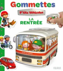 Mes premières gommettes P'tits véhicules - La rentrée
