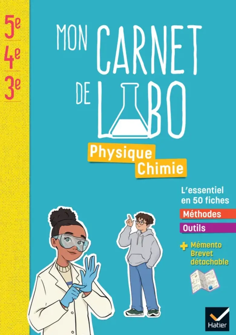 Microméga Physique Chimie Cycle 4 - Ed 2025 - Mon carnet de labo