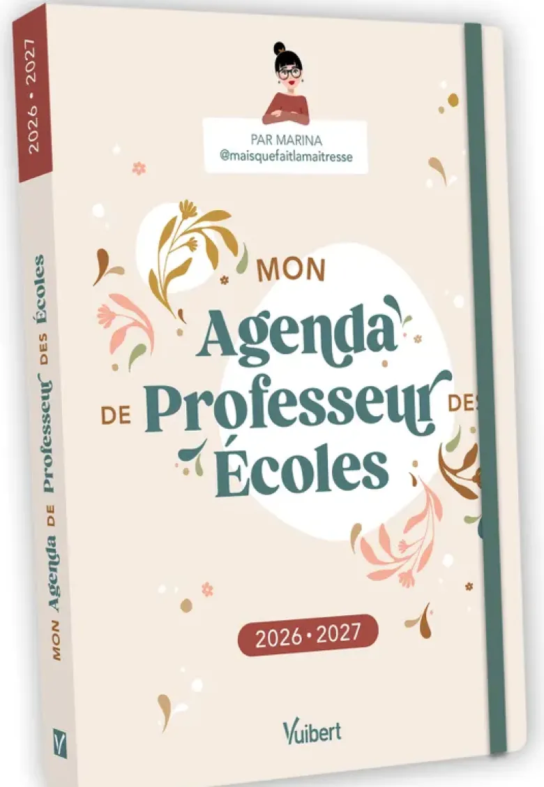 Mon Agenda de professeur des écoles 2026/2027