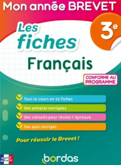 Mon Année Brevet Les fiches Français 3e