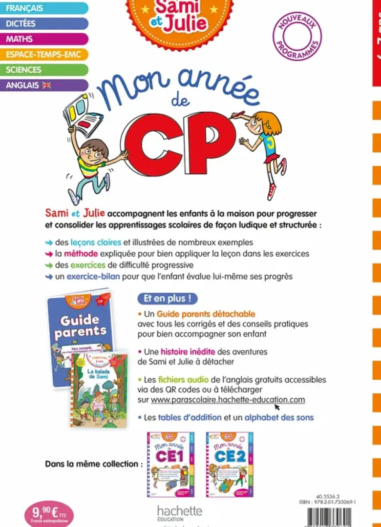 Mon année Sami et Julie CP - Toutes les matières