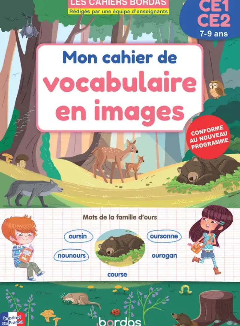 Mon cahier de vocabulaire en images CE1-CE2
