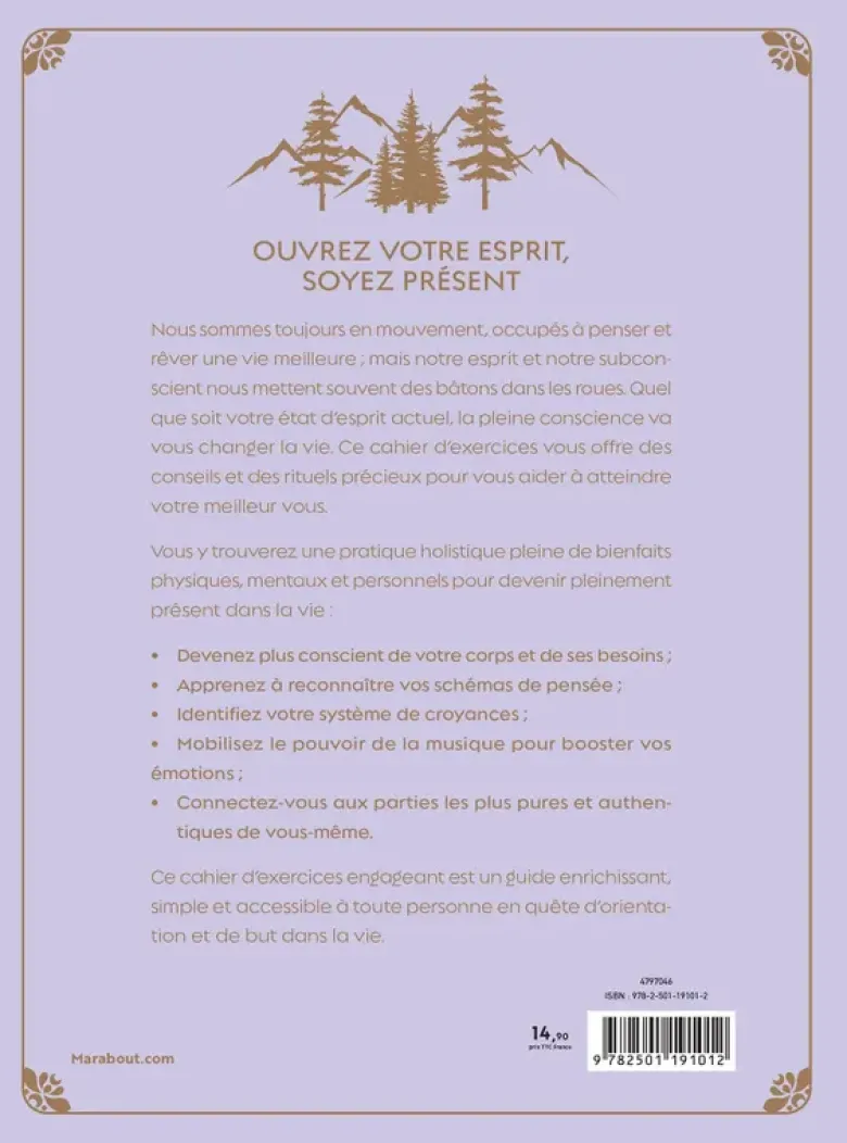 Mon carnet pour trouver la paix