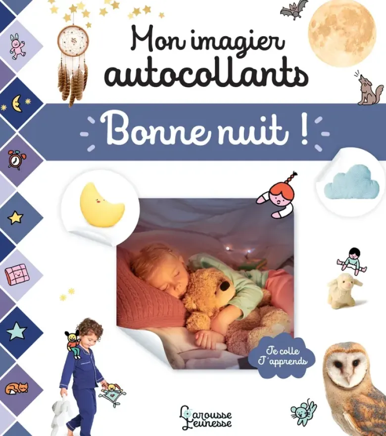 Mon imagier autocollants - Bonne nuit !