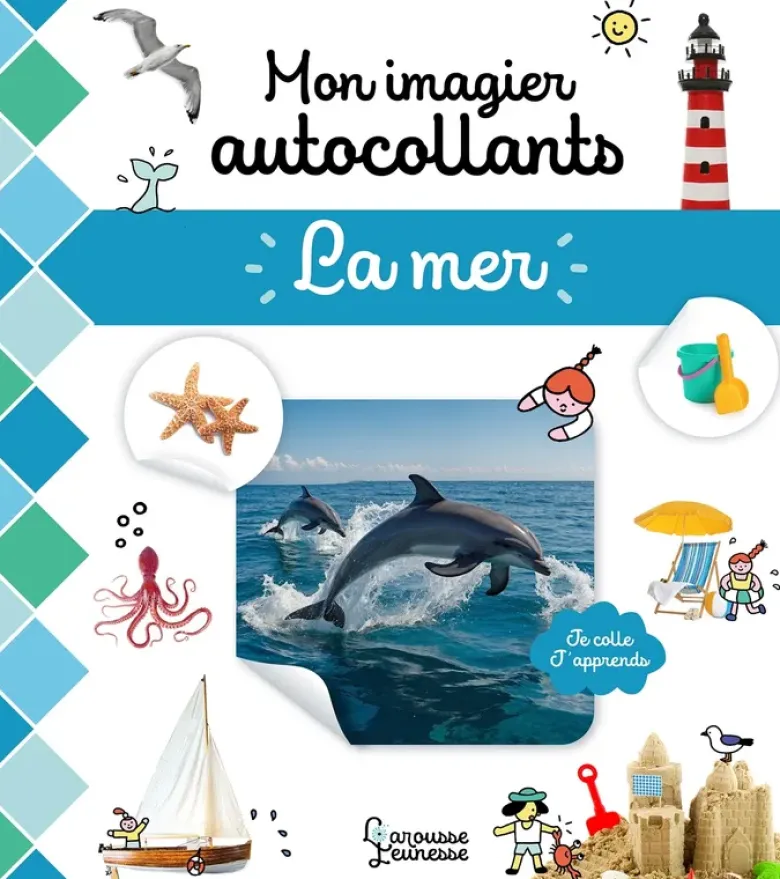 Mon imagier autocollants - La Mer