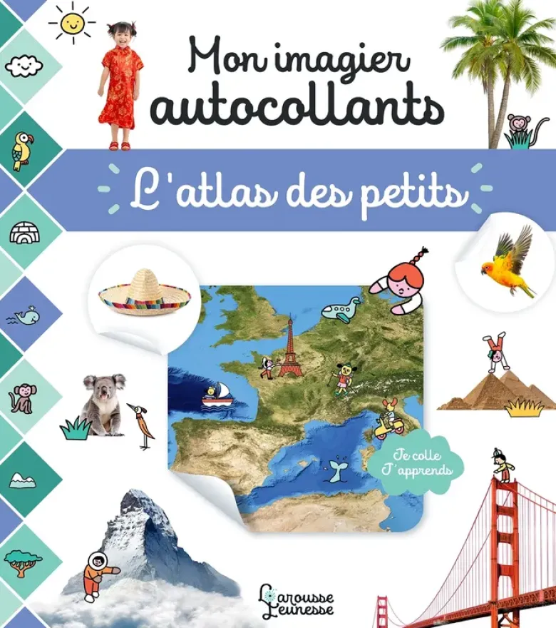 Mon imagier autocollants - L'Atlas des petits