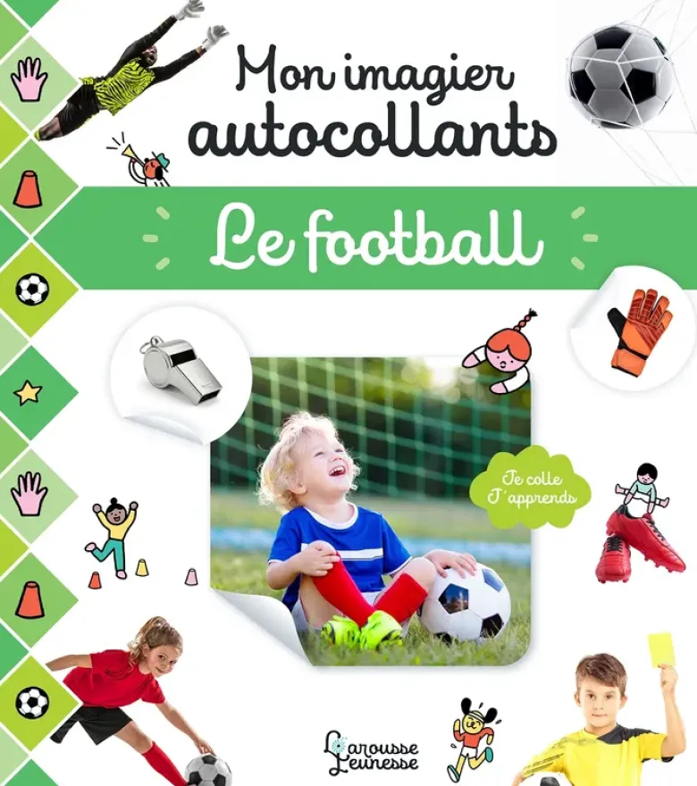 Mon imagier autocollants - Le foot