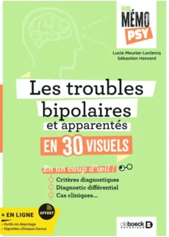 Mon mémo psy - Les troubles bipolaires et apparentés en 30 visuels