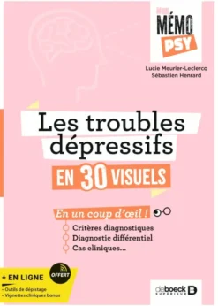 Mon mémo psy - Les troubles dépressifs en 30 visuels