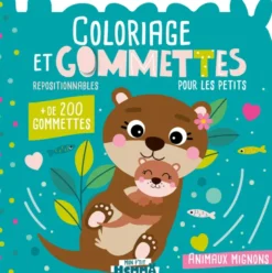 Mon P'tit Hemma - Coloriage et gommettes pour les petits - Animaux mignons - + de 200 gommettes repositionnables