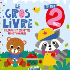 Mon P'tit Hemma - Le gros livre de mes 2 ans (Ourson et raton laveur)