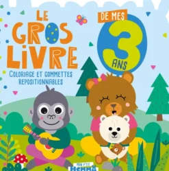 Mon P'tit Hemma - Le gros livre de mes 3 ans (Singe et ours)