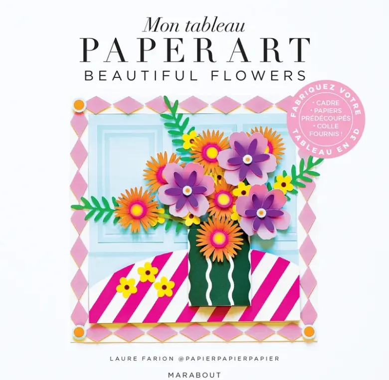Mon tableau Paper Art - Beautiful flowers