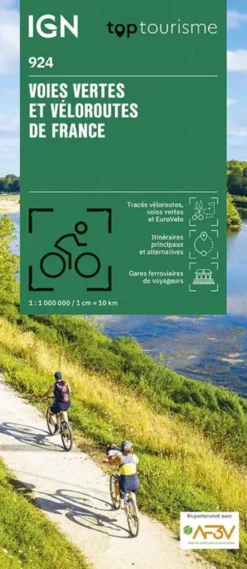 1M924 VOIES VERTES ET VELOROUTES DE France