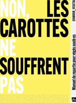 Non, les carottes ne souffrent pas