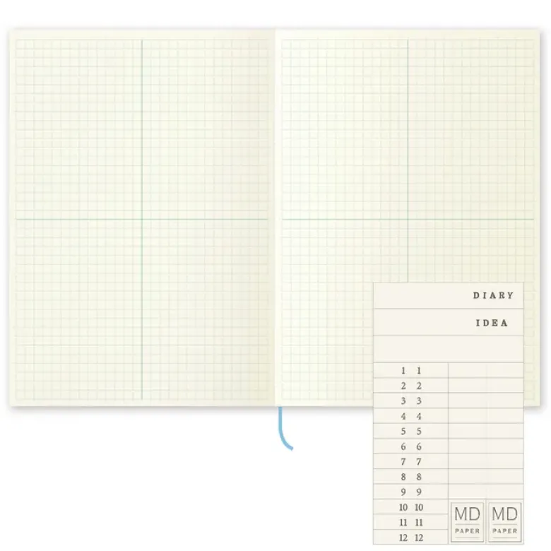 Notebook Journal A5 quadrillé