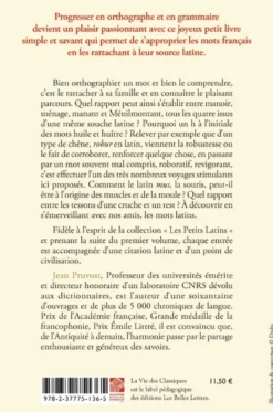 100 nouveaux mots latins pour bien écrire 1000 mots français