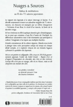 Nuages & Sources - Haïkus & méditations au fil des 72 saisons japonaises