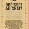 Obéissez au chat !