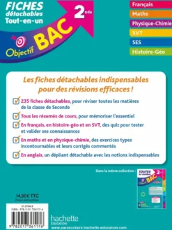 Objectif BAC Fiches détachables Tout-en-un 2nde