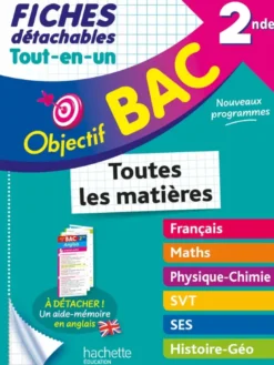 Objectif BAC Fiches détachables Tout-en-un 2nde