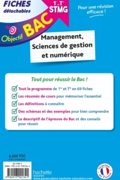 Objectif BAC Fiches 1re et Term STMG Management, Sciences de gestion et numérique