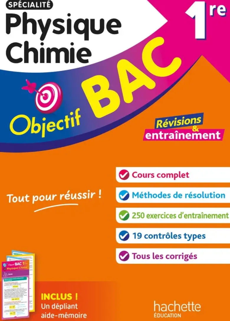 Objectif BAC 2027 - 1re spécialité Physique Chimie