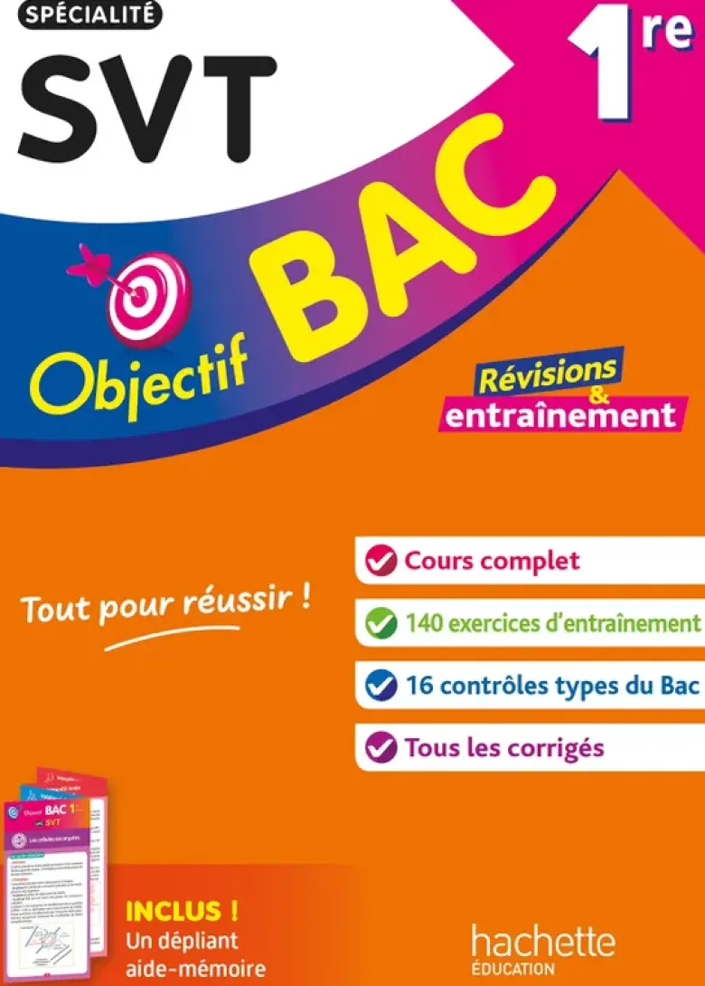 Objectif BAC 2027 - 1re spécialité SVT