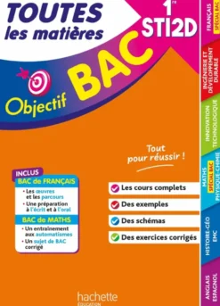 Objectif BAC 2027- 1re STI2D Toutes les matières