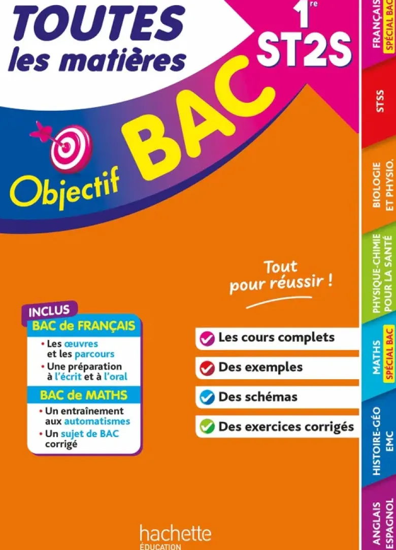 Objectif BAC 2027 - 1re ST2SToutes les matières