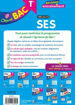 Objectif BAC 2027 -Tle spécialité SES
