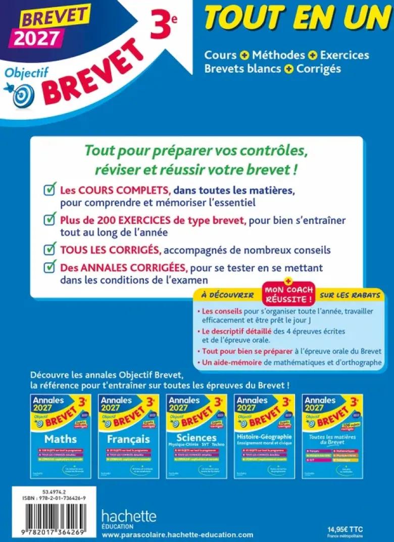 Objectif Brevet - Tout-en-un 2027