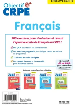 Objectif CRPE 2027 - Français - 300 exercices pour s'entraîner - ép. écrite d'admissibilité M2/L3