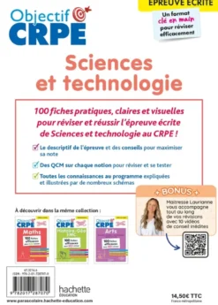 Objectif CRPE 2026 - Sciences et Technologie - 100 fiches pour bien réviser - épreuve écrite M2/L3