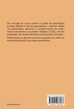 Ordonnances en gériatrie