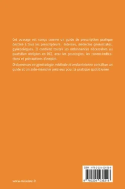 Ordonnances en gynécologie médicale et endocrinienne 2022