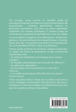 Ordonnances en psychiatrie et pédopsychiatrie, 5e éd.