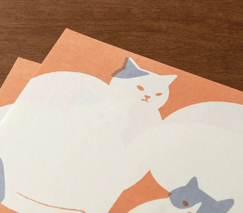 Papier à lettres Chat Easy & Cozy