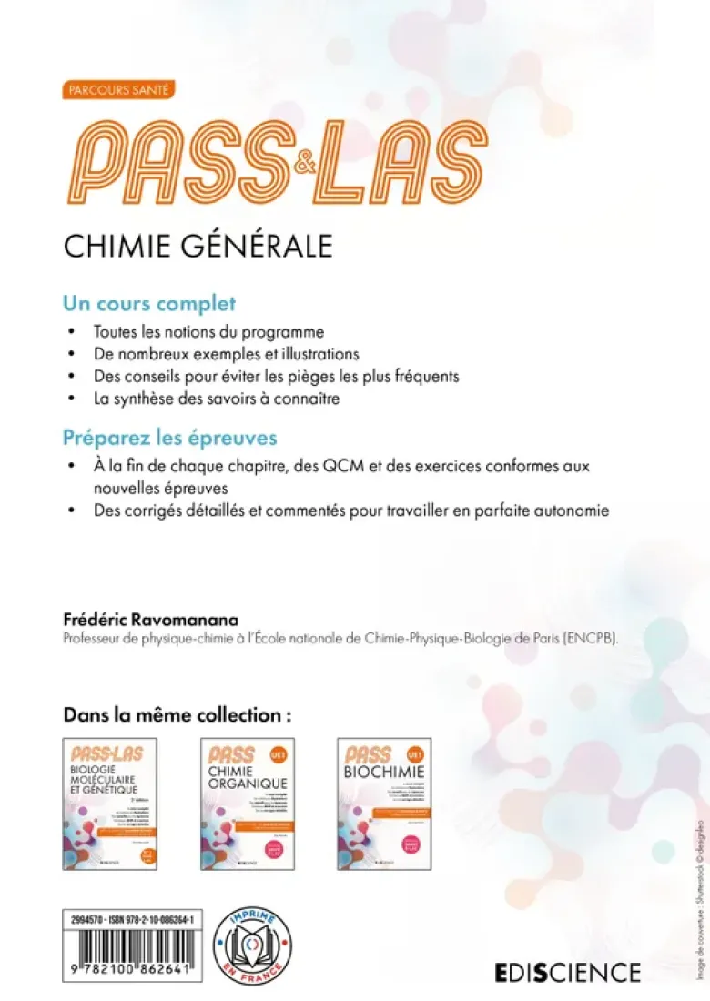 PASS & LAS UE1 Chimie générale