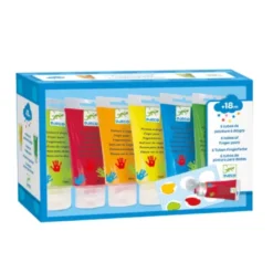 Peinture à doigts - 6 tubes