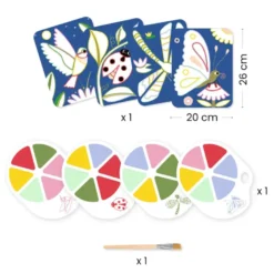Peinture à la palette - Les petites bêtes